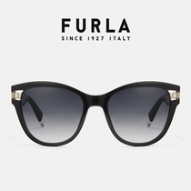 FURLA意大利品牌进口纯材框遮阳防晒墨镜女款防紫外线太阳镜ins风