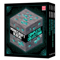 23年新版 我的世界游戏完全攻略4册 英文原版 Minecraft Blocks Complete Collection 官方指南培养逻辑思维创造力Minecraft英语书