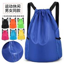 束口袋抽绳可折叠儿童篮球背包训练包双肩包便携收纳包运动装备包