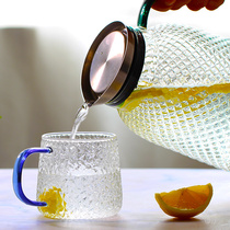 。冷水壶家用玻璃耐热高温办公凉白开水杯茶壶套装扎壶大容量凉水