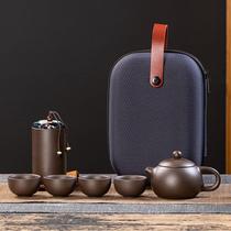 办公室茶具单人一个人茶具旅行茶具套装陶瓷便携紫砂快客杯公司开