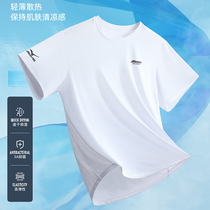 Mizuno美津浓冰丝速干短袖T恤男士2024新款夏季跑步登山户外上衣
