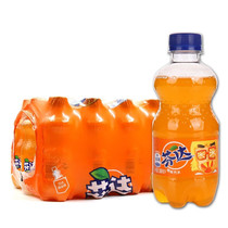 【U先】可口可乐芬达橙子味汽水碳酸饮料300ml*12瓶 迷你 整箱装