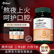 GNO 美国原装进口核黄素维生素B2保护口腔黏膜成人正品官方旗舰店