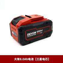 DEVON电动工具大有20V5.2/4.0锂电池电锤冲击钻扳手机头闪充电器