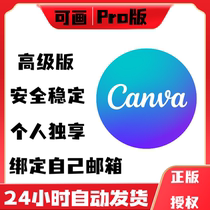 Canva可画高级版会员国内国际Pro专业版设计素材模板手机平板电脑