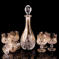 弗莱文茨水晶玻璃威士忌杯玻璃红酒瓶酒樽创意洋酒杯酒具礼品套装