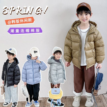 2023新款韩版儿童羽绒棉服短款男女童加厚中大童棉袄亲子冬季外套