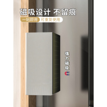 磁吸纸巾架厨房专用磁铁卷纸保鲜膜抽纸盒冰箱置物架侧面收纳壁挂