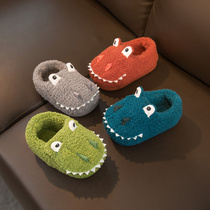 儿童棉拖鞋秋冬1-3岁2男宝宝室内家用保暖婴幼儿女童软底可爱防滑