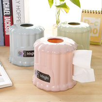 卷纸筒创意家用客厅卷纸桶可爱圆筒无心卷纸纸巾盒卫生纸盒子桌面
