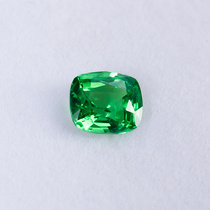 太府珠宝天然沙弗莱裸石阿鲁沙卡扎尼绿椭圆方形晶体干净颜色浓郁