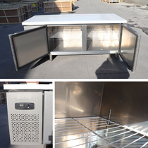 冷藏保鲜工作台 k冷冻双温卧式冰柜 奶茶店水吧台不锈钢冷藏操作