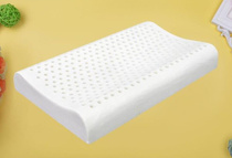 TAIPATEX乳胶枕头泰国进口儿童枕幼儿枕黄色小豹子青少年枕
