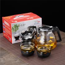 玻璃泡茶壶花茶五件套功夫茶具便携茶具套装节日活动礼品