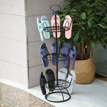晾鞋架室外阳台家用简易现代拖鞋挂架落地式晒鞋神器创意组装铁艺