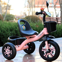 儿童三轮车带后斗新款小形脚踩脚踏小车可坐自行车小童宝宝3周岁
