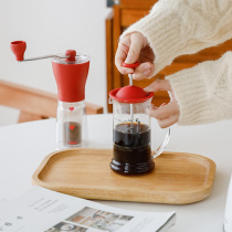 HARIO日本法压茶壶咖啡壶免滤纸滤压壶耐热玻璃冲茶器家用CPS