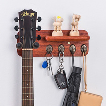 吉他挂架墙壁挂钩木质多功能置物架民谣电吉他贝斯吉他放置架挂墙