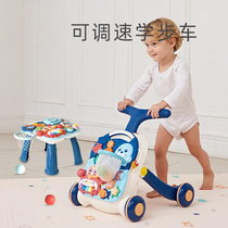 高档宝宝学步车婴儿手推车儿童多功能助步车防侧翻6-7-18个月1岁
