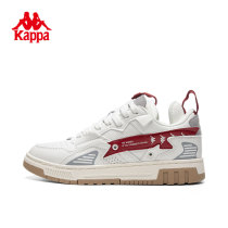 Kappa男鞋板鞋2024夏季新款低帮厚底百搭小白鞋休闲复古运动鞋子