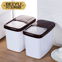 储米桶米箱家用20斤装全密封塑料大米桶米面收纳箱防虫厨房米缸