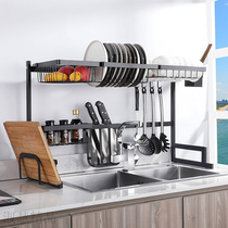 伸缩沥水架厨房沥水置物架厨房用品碗碟筷子收纳架 伸缩水槽架