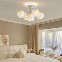 欧普智能照明主卧室吊灯房间吸顶高级感现代简约网红法式奶油风