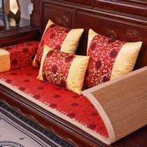 红木沙发坐垫夏季凉席沙发垫双面中式实木家具竹椅垫罗汉床垫定做