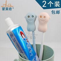 旅行户外便携牙刷头套旅游环保牙刷防尘套硅胶牙刷套头保护套卡通