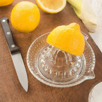 玻璃柠檬榨汁器手动橙汁榨汁机家用手动挤水果神器出汁利落可机洗