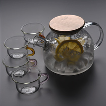 玻璃茶壶大号过滤泡茶壶玻璃加厚加热花茶壶耐高温煮水壶茶具套装