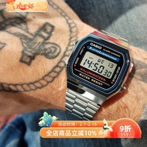日韩腕表 卡西欧手表男 限量小金表 学生方块复古男表A168WEGM-9D