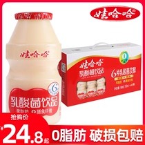 【娃哈哈乳酸菌】饮品整箱100mlX40瓶哇哈哈益生菌儿童酸奶饮料