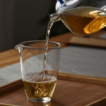 加厚耐热玻璃公道杯手工大号分茶杯子透明公杯茶海日式分茶器茶具