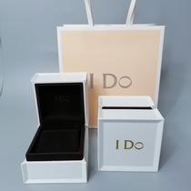 DR钻戒的盒子戒指盒子对戒盒子仪式用结婚全套订婚高档求婚首饰盒