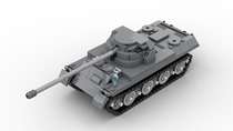 MOC积木军事Skorpion坦克模型 适用乐高小颗粒拼装积木玩具儿童男