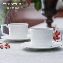 WEDGWOOD威基伍德意大利浮雕杯碟组骨瓷欧式咖啡杯碟茶杯茶碟套装