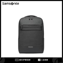 Samsonite新秀丽时尚百搭双肩包男商务大容量背包潮轻电脑包TX6