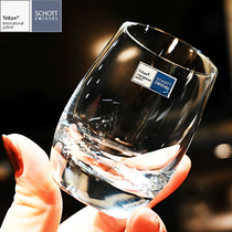 德国SCHOTT进口水晶玻璃分酒器家用小号烈酒杯一口酒具白酒杯套装