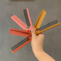儿童梳子女童便携随身折叠梳两用编发长发专用防静电不伤发小梳子