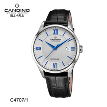 Festina 卡天龙新款手表Candino瑞士原装进口皮带男款机械表C4707