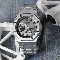 卡西欧手表男限量版钢铁之心改装GM2100金属八角橡树运动防水腕表
