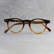 505波士顿圆框眼镜近视眼睛框男复古手工板材眼镜架透明框女6188