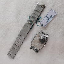 绿琴钨钢手表带LQ06AT170M本色表链方形手表壳玻璃表盘表针配件