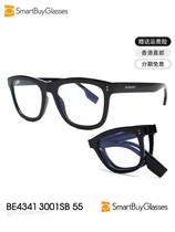 Burberry巴宝莉眼镜架 时尚经典可折叠便携舒适日常框架镜BE4341