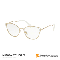 Miu Miu缪缪眼镜框 精致猫眼设计感秀场同款女神款框架镜 MU53QV