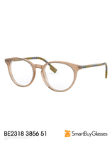 Burberry/巴宝莉眼镜架 时尚经典条纹款轻便女士办公框架镜BE2318