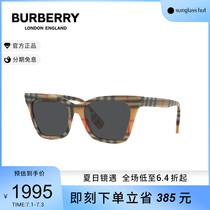 BURBERRY博柏利墨镜女新款不规则形板材眼镜巴宝莉太阳镜0BE4346F