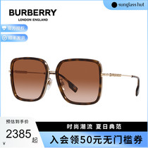 【新品】BURBERRY/博柏利墨镜大框眼镜女太阳镜复古0BE3145D